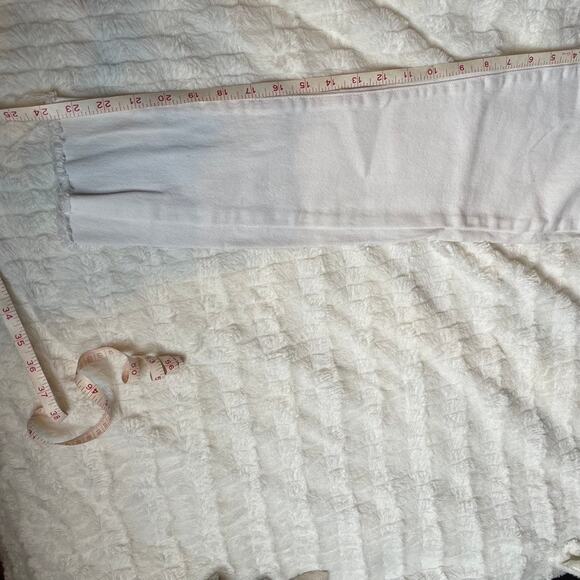 YMI Dream‎ Jeans Ankle High Rise White 1 25 Denim Jean Raw Hem - Picture 9 of 9